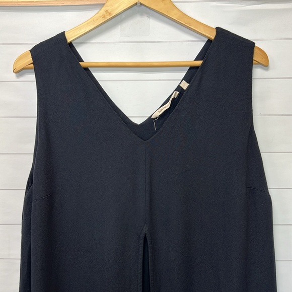 Soft Surrounding - V Cut Black Dress - Large - Picture 4 of 9